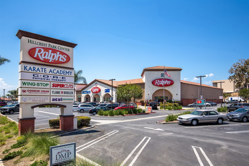 Hillcrest Park Center, a Ralphs-anchored multi-tenant retail shopping center managed by DMP Properties